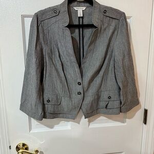 White House Black Market Charcoal Blazer